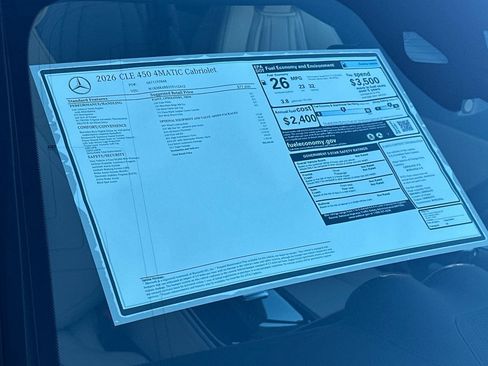 New 2026 Mercedes-Benz CLE 450 4MATIC Cabriolet image 29