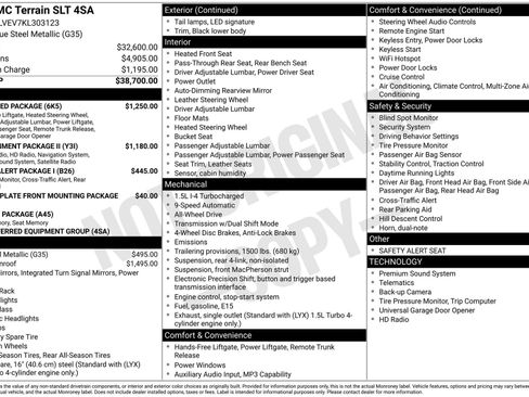 Used 2019 GMC Terrain SLT w/ Preferred Package AWD/4WD image 50