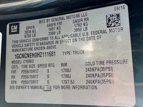 Used 2017 Chevrolet Silverado 1500 W/T RWD image 19