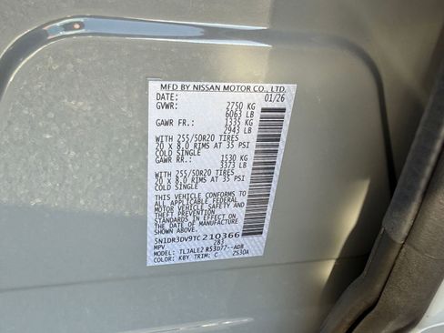 New 2026 Nissan Pathfinder Platinum image 19