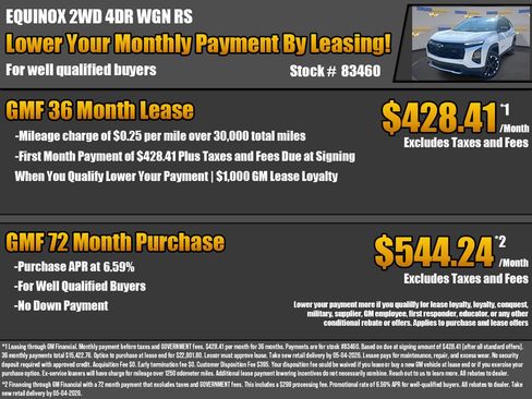 New 2026 Chevrolet Equinox RS w/ Convenience Package III FWD image 2