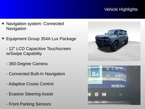Used 2023 Ford Bronco Wildtrak AWD/4WD image 8