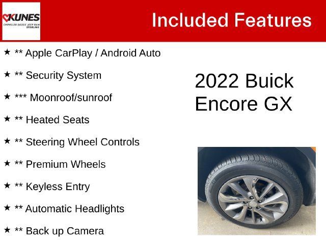 Used 2022 Buick Encore GX Select w/ Experience Buick Package AWD/4WD image 4