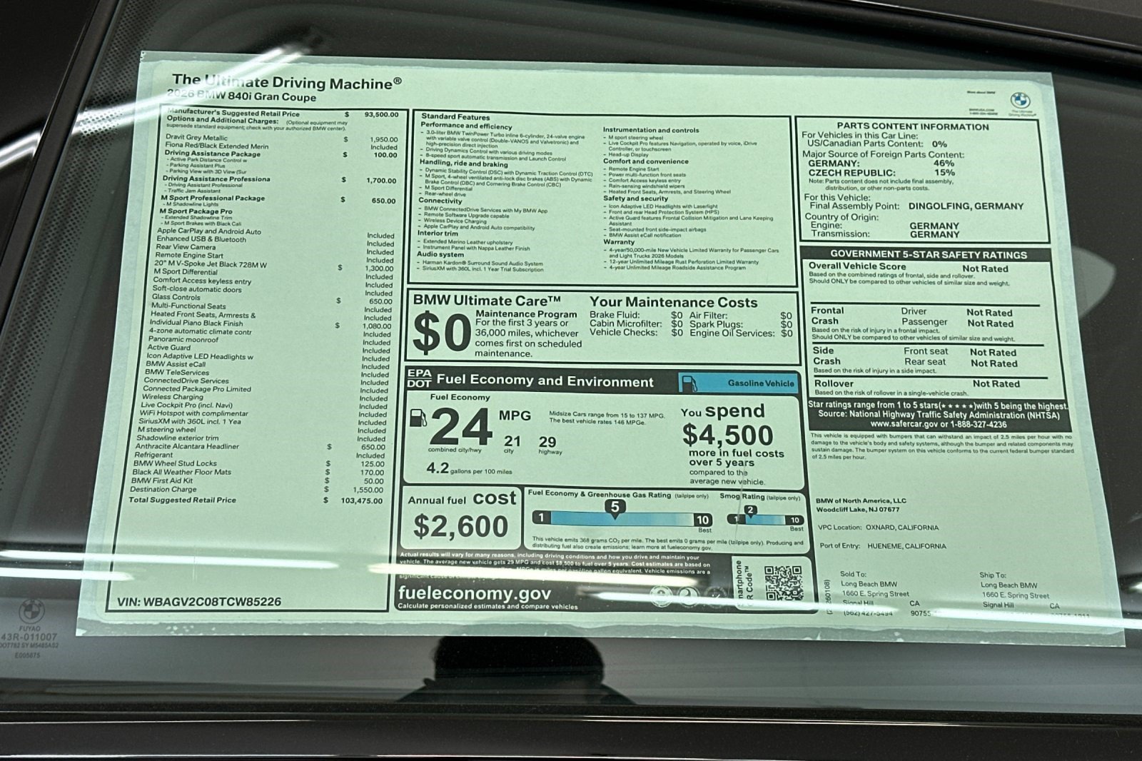 New 2026 BMW 840i RWD image 29