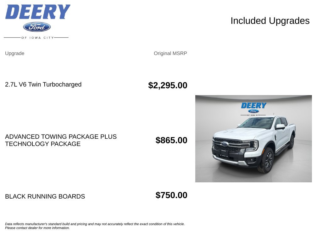 New 2026 Ford Ranger Lariat AWD/4WD image 15