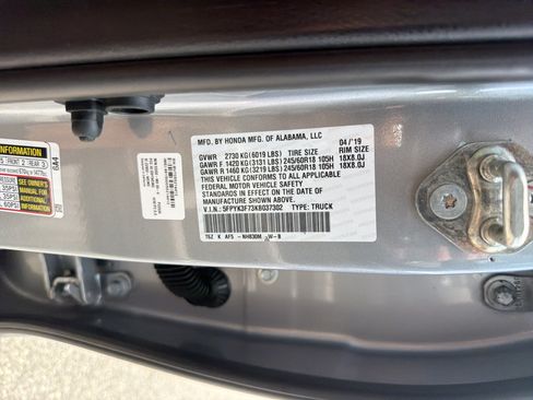 Used 2019 Honda Ridgeline RTL-E image 31
