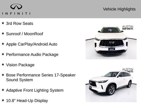 Certified 2023 INFINITI QX60 Luxe w/ Vision Package AWD/4WD image 3