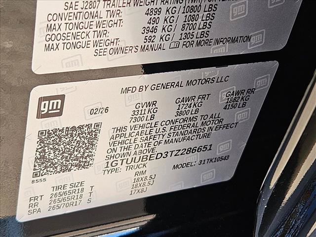 New 2026 GMC Sierra 1500 SLE w/ Preferred Package AWD/4WD image 18