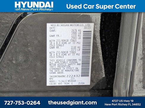 Used 2024 Nissan Pathfinder SV w/ Lighting Package (N92) FWD image 40