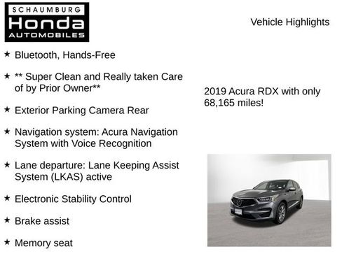 Used 2019 Acura RDX AWD w/ Technology Package image 7