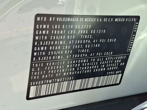 New 2026 Volkswagen Tiguan SE R-Line AWD/4WD image 18