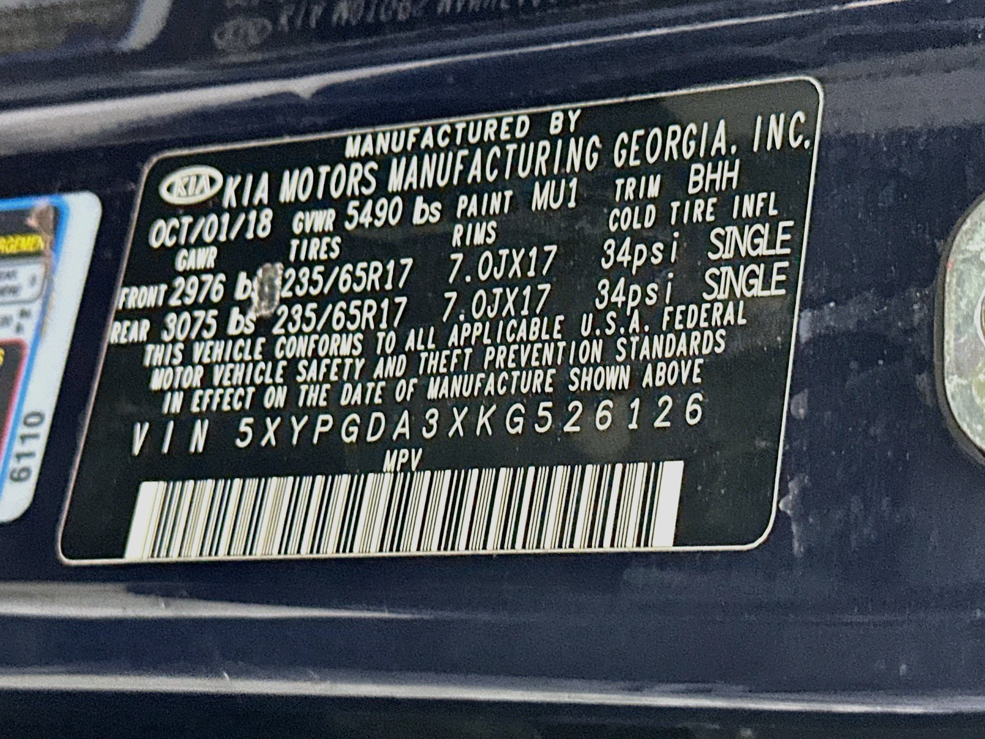 Used 2019 Kia Sorento AWD w/ LX Convenience Package image 12