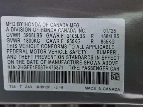 New 2026 Honda Civic Si image 26