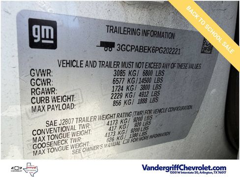 Used 2023 Chevrolet Silverado 1500 Custom RWD image 27