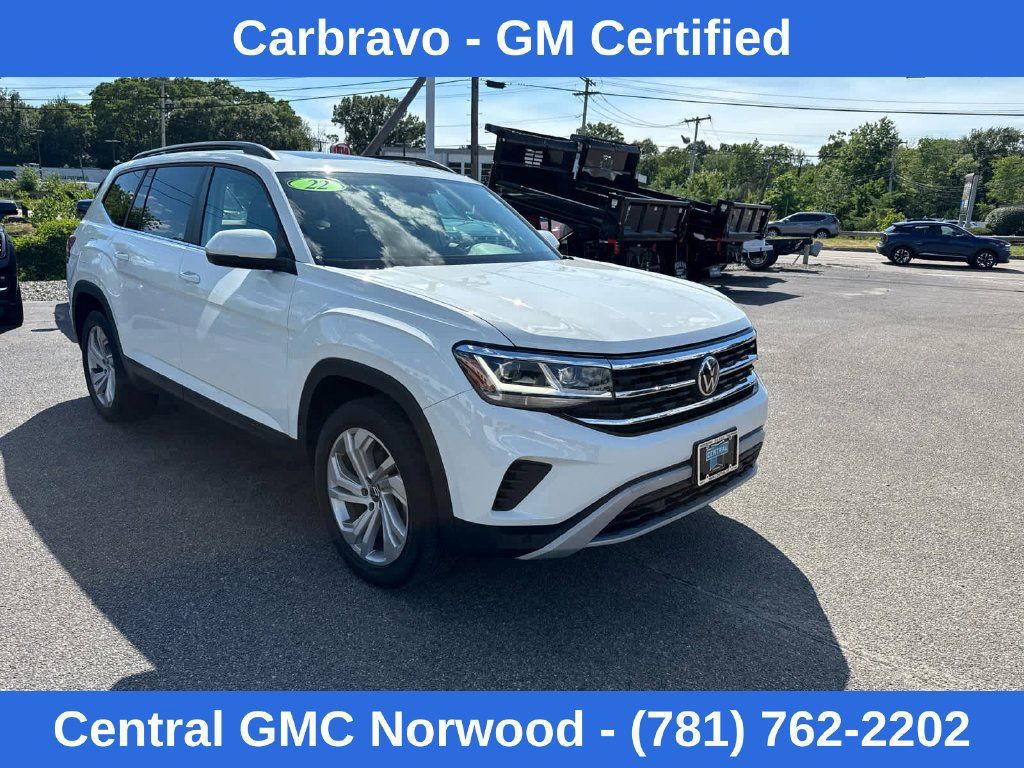 Used 2022 Volkswagen Atlas SE w/ Panoramic Sunroof Package AWD/4WD image 7