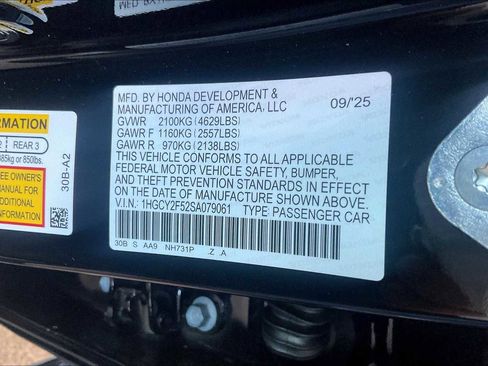 New 2025 Honda Accord Sport image 22