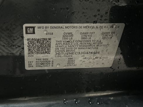 Used 2018 GMC Sierra 1500 SLT w/ SLT Premium Package image 53