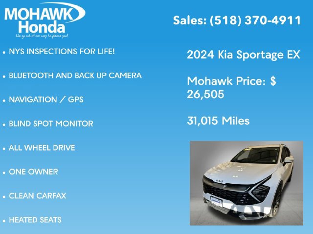 Used 2024 Kia Sportage EX AWD/4WD image 7