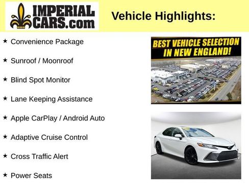 Used 2024 Toyota Camry LE w/ Convenience Package FWD image 8
