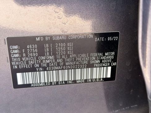 Used 2022 Subaru Legacy Premium AWD/4WD image 20
