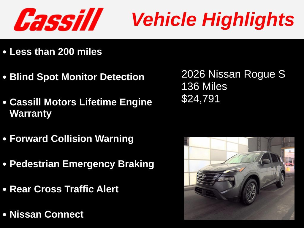 Used 2026 Nissan Rogue S FWD image 3
