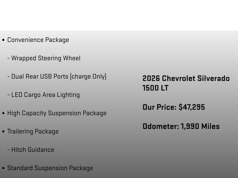 Used 2026 Chevrolet Silverado 1500 LT AWD/4WD image 12