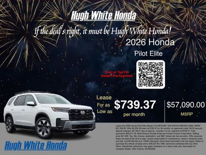 New 2026 Honda Pilot Elite