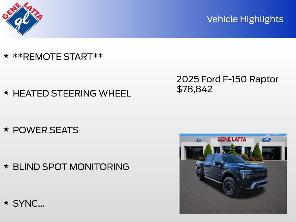 Certified 2025 Ford F150 Raptor AWD/4WD image 36