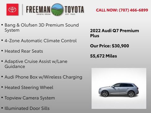 Used 2022 Audi Q7 3.0T Premium Plus w/ Premium Plus Package AWD/4WD image 12