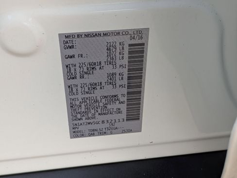 Used 2016 Nissan Rogue SL w/ SL Premium Package image 31