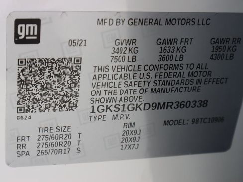 Used 2021 GMC Yukon XL SLT image 36