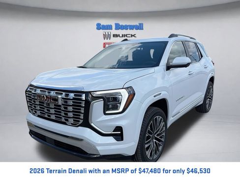New 2026 GMC Terrain Denali w/ LPO, Black Badging Package AWD/4WD image 1