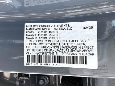 New 2026 Honda Accord Touring image 8