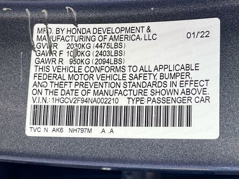 Used 2022 Honda Accord Touring image 33