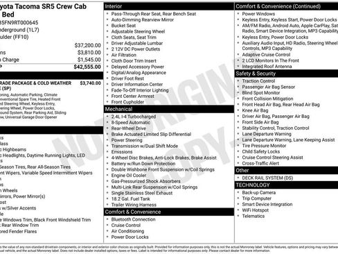 Used 2024 Toyota Tacoma SR5 RWD image 8