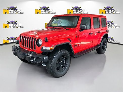 Used 2021 Jeep Wrangler Unlimited Sahara image 1