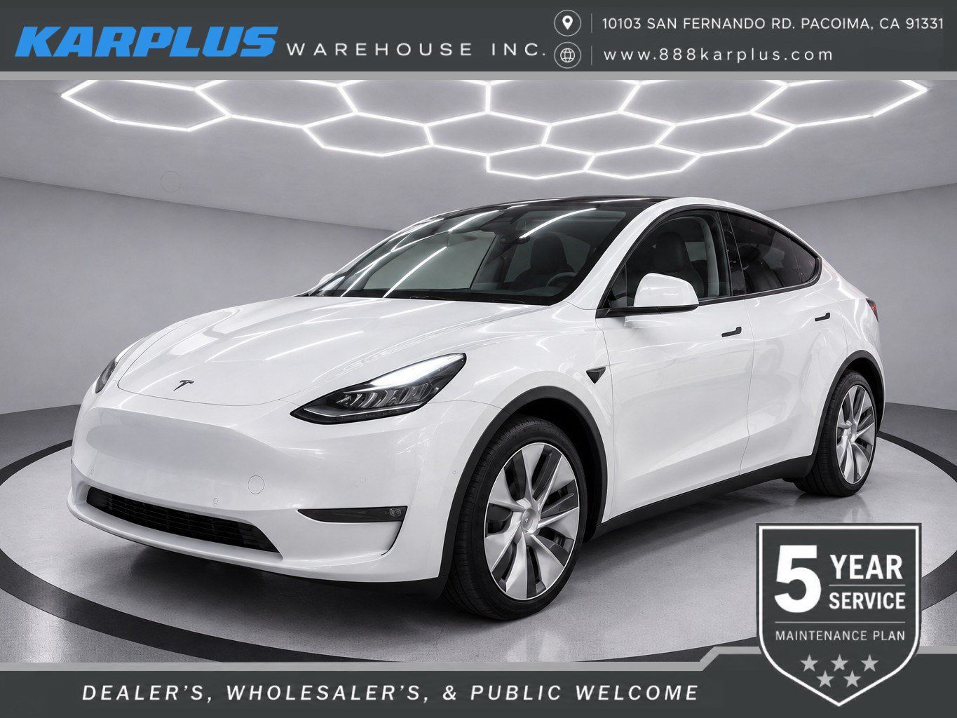 Used 2021 Tesla Model Y Long Range AWD/4WD image 1
