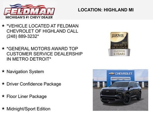 New 2026 Chevrolet Traverse LT image 3