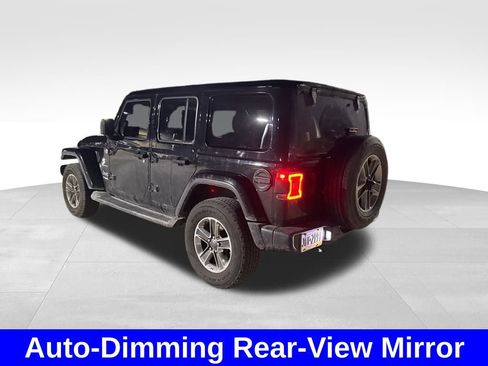Used 2021 Jeep Wrangler Unlimited Sahara w/ Uconnect 4C Nav & Sound Group image 14