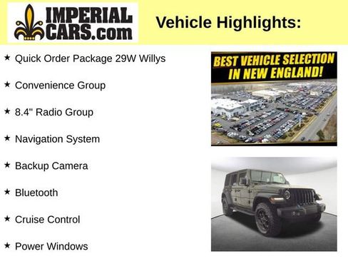 Used 2023 Jeep Wrangler Unlimited w/ 8.4" Radio Group AWD/4WD image 3