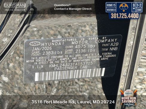 New 2026 Hyundai Sonata Blue FWD image 29