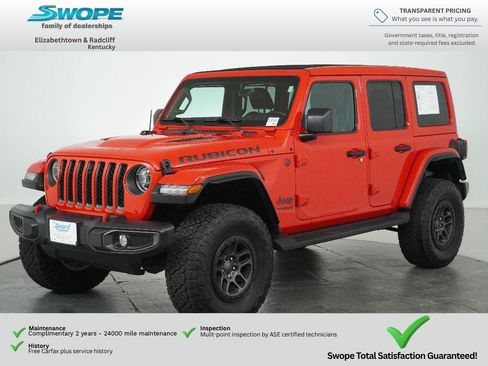 Used 2022 Jeep Wrangler Unlimited Rubicon w/ Xtreme Recon 35" Tire Package AWD/4WD image 7
