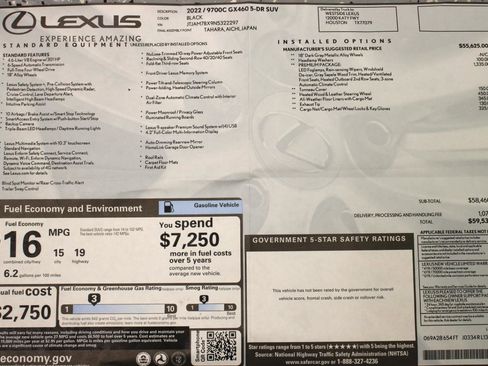 Used 2022 Lexus GX 460 Premium w/ Premium Package image 96