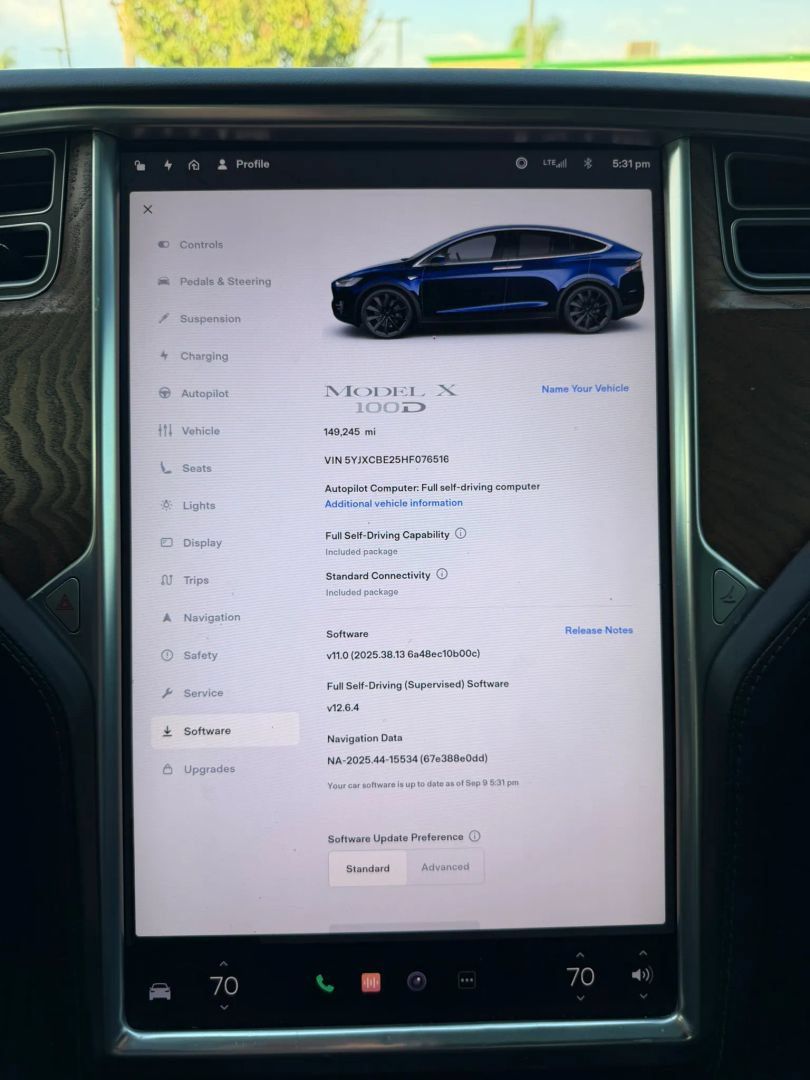 Used 2017 Tesla Model X 75D AWD/4WD image 25