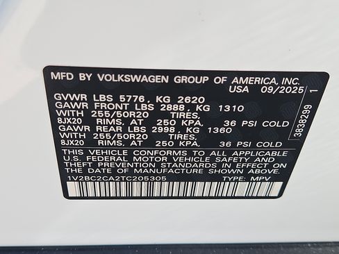 New 2026 Volkswagen Atlas Cross Sport SEL AWD/4WD image 20