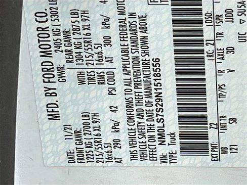 Used 2022 Ford Transit Connect XL image 30