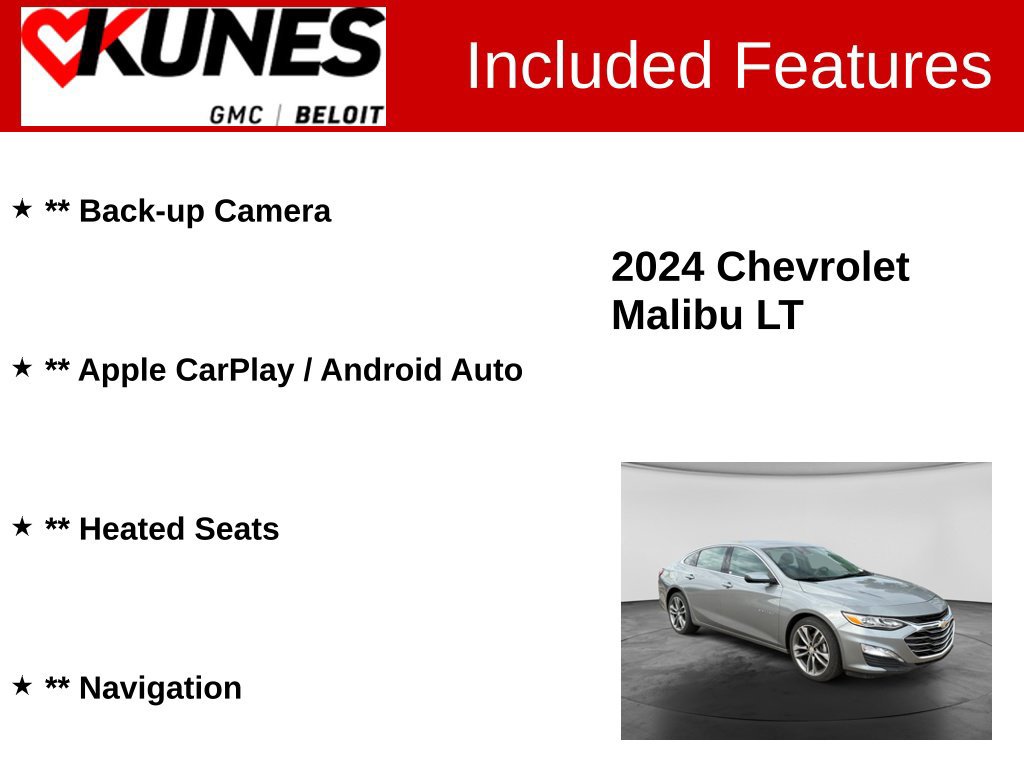 Used 2024 Chevrolet Malibu LT FWD image 2