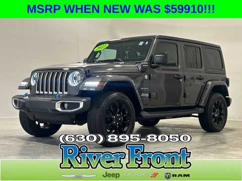 Used 2023 Jeep Wrangler Unlimited Sahara w/ Cold Weather Group image 1