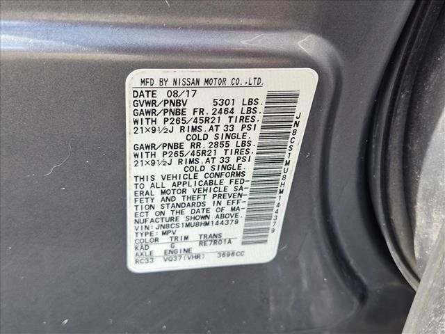 Used 2017 INFINITI QX70 2WD w/ Limited Package image 25