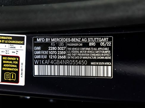 Certified 2022 Mercedes-Benz C 300 Sedan image 27